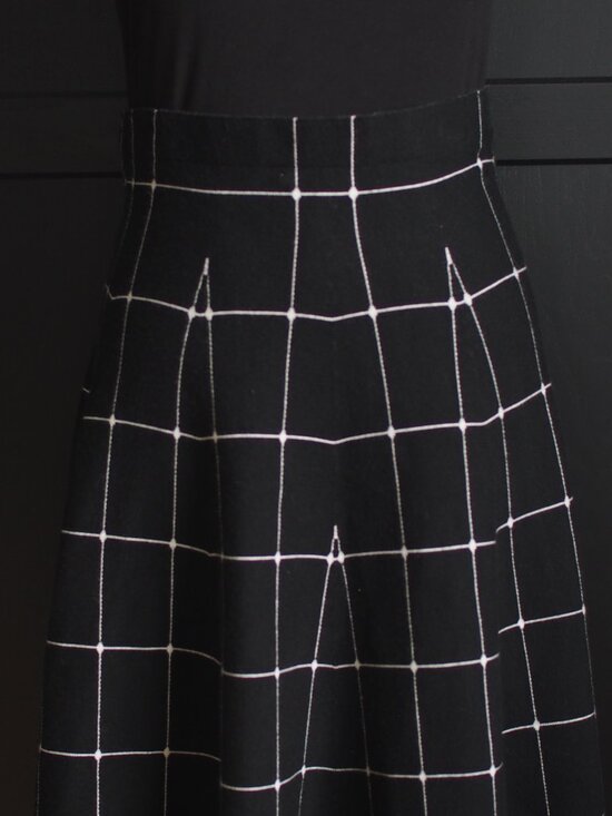 Like NEW Cozy Knit Elastic Waist, A-line Skirt - Picture 2 of 3